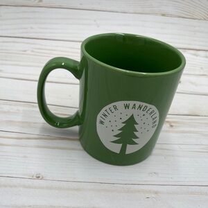Life Is Good Winter Wanderland coffee mug green
